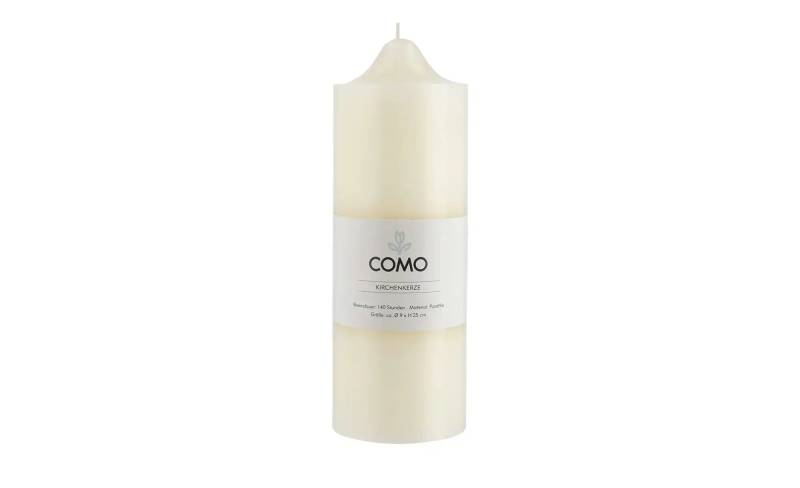 como Kirchenkerze   ¦ creme ¦ Paraffin ¦ Maße (cm): H: 25  Ø: 9 Accessoires > Kerzen & Kerzenständer - Höffner