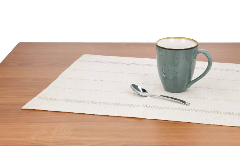 como Platzset  Leinen Set Uni ¦ beige ¦ Baumwollmischgewebe ¦ Maße (cm): B: 35 Heimtextilien > Tischwäsche > Platzsets - Möbel Kraft