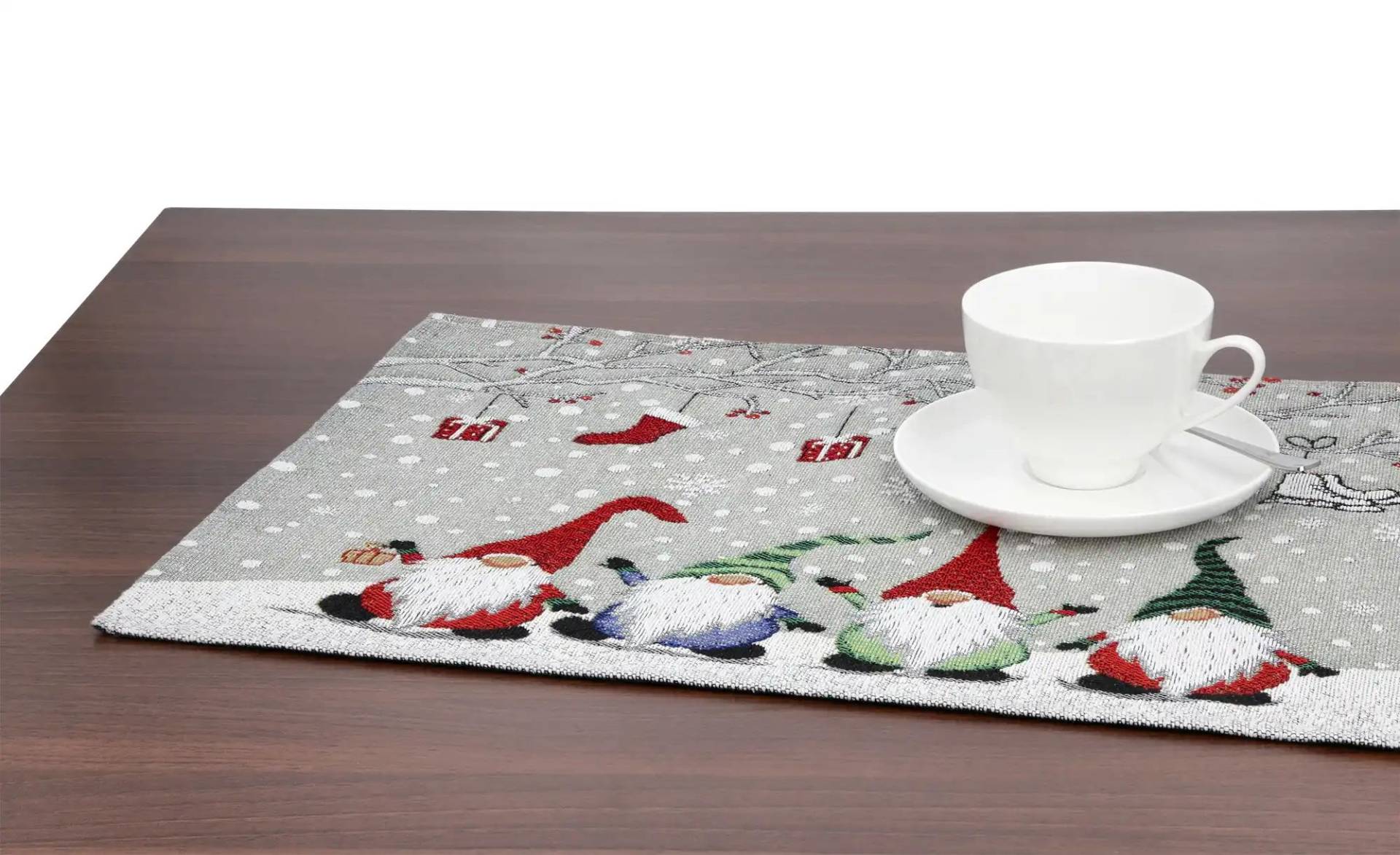como Platzset  Weihnachten ¦ grau ¦ Baumwollmischgewebe ¦ Maße (cm): B: 32 Tischwäsche & Küchentextilien > Platzsets - Höffner