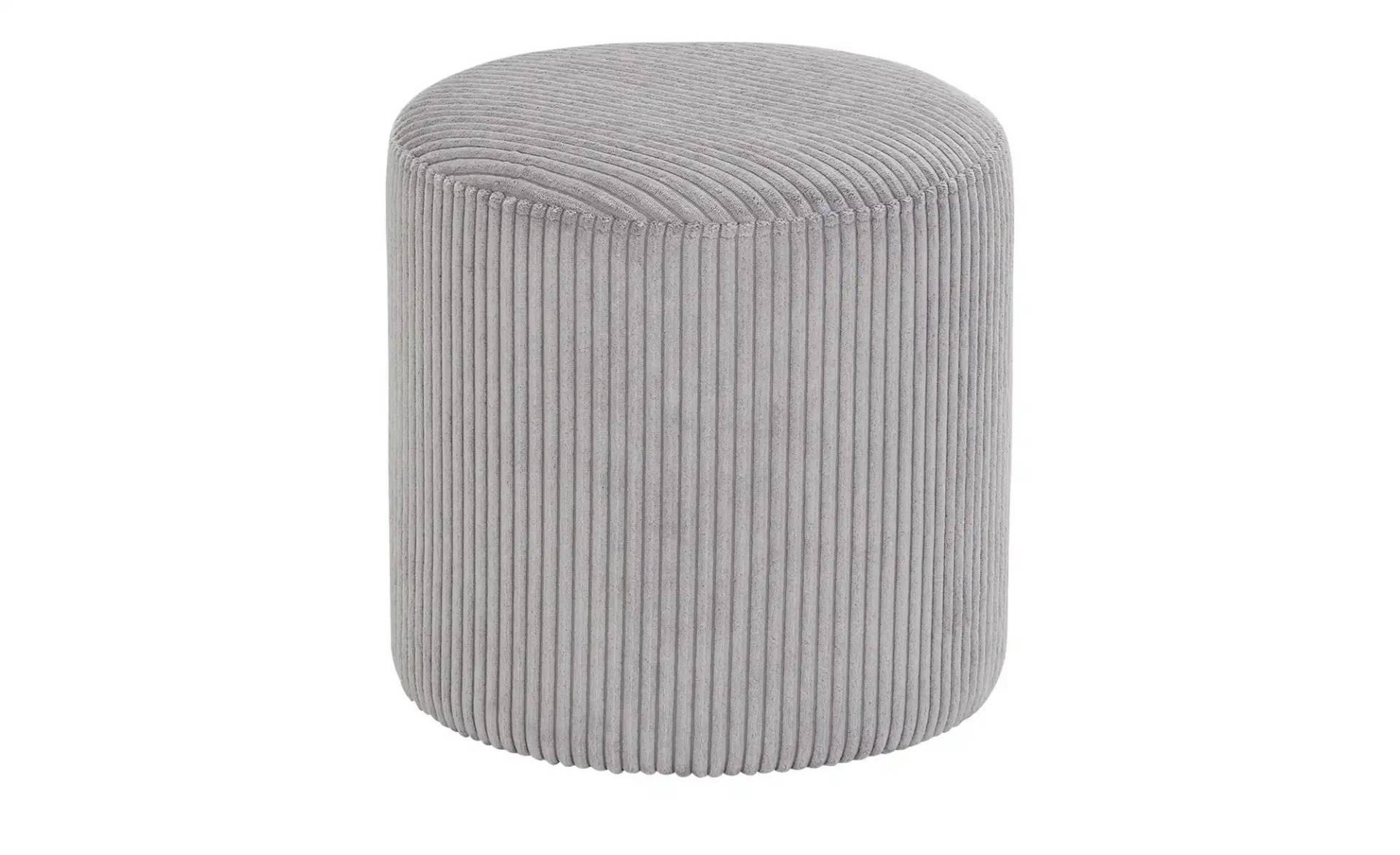 como Pouf  Marlene ¦ grau ¦ Maße (cm): B: 41 H: 40,5  Ø: 41.0 Polstermöbel > Hocker > Sitzpouf - Möbel Kraft