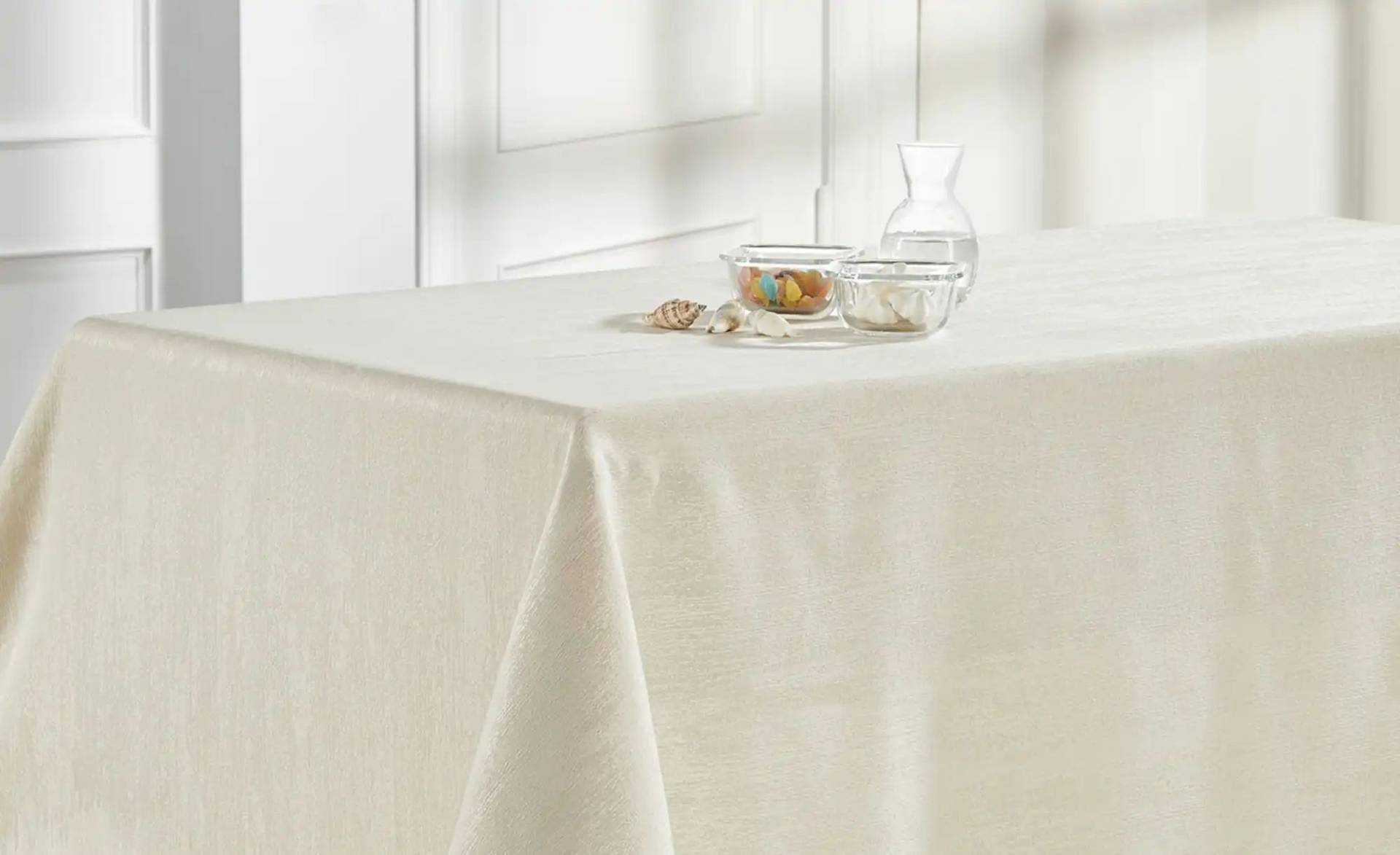 como Tischdecke  Daily ¦ beige ¦ Synthetik ¦ Maße (cm): B: 150 Heimtextilien > Tischwäsche > Tischdecken - Möbel Kraft