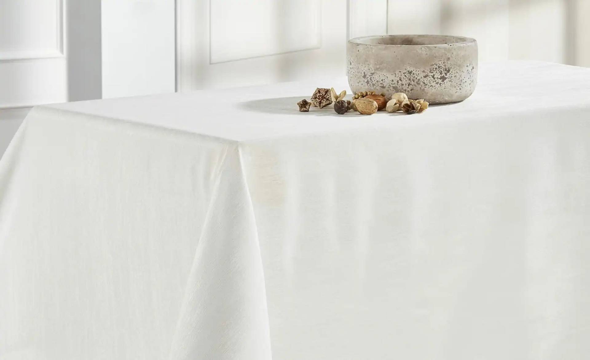 como Tischdecke  Daily ¦ creme ¦ Synthetik ¦ Maße (cm): B: 150 Tischwäsche & Küchentextilien > Tischdecken - Höffner