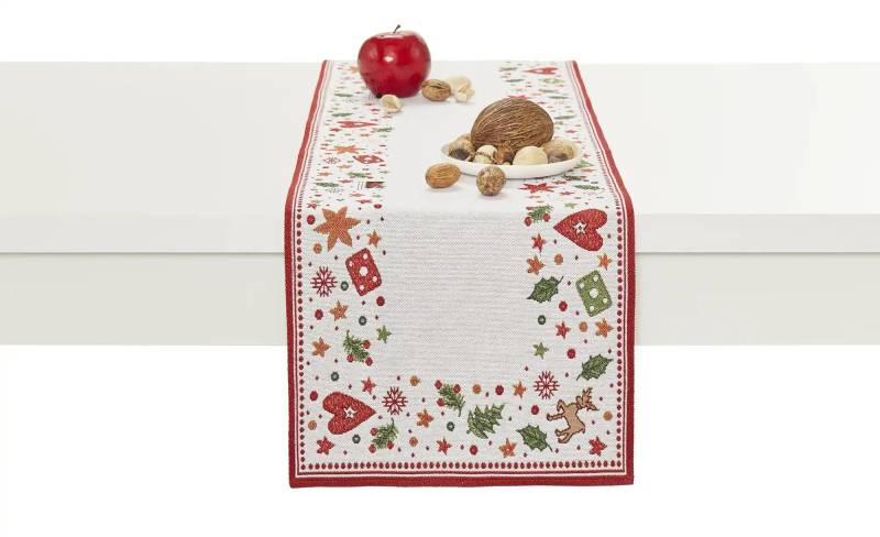 como Tischläufer  Weihnachtspatch ¦ mehrfarbig ¦ Synthetik ¦ Maße (cm): B: 32 Tischwäsche & Küchentextilien > Tischläufer - Höffner