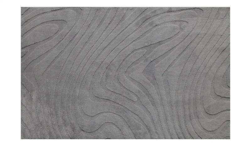 como Webteppich  Wave ¦ grau ¦ Synthetische Fasern ¦ Maße (cm): B: 80 Teppiche > Kurzflorteppiche - Höffner