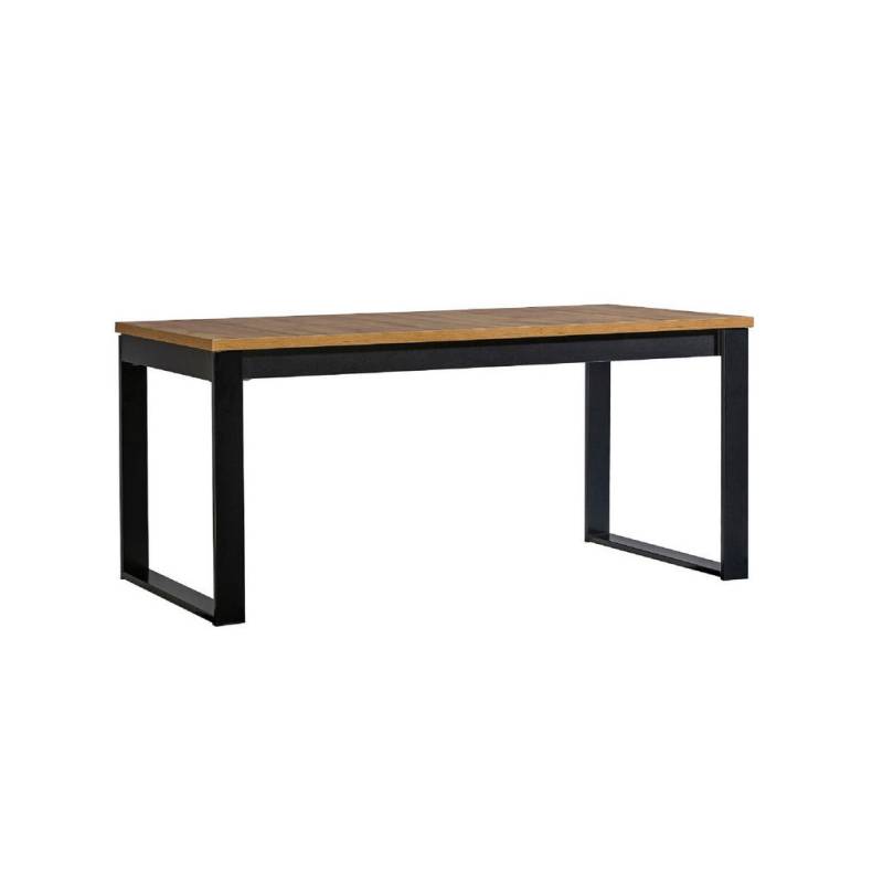 designimpex ESSTISCH Eiche Wotan, Schwarz designimpex ESSTISCH Eiche Wotan, Schwarz