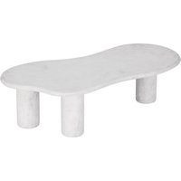 Couchtisch Curva aus Mortex, Chalk