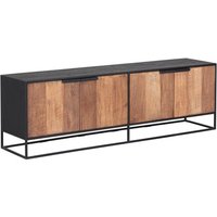 TV Board Cosmo aus Teakholz, 4 Türen