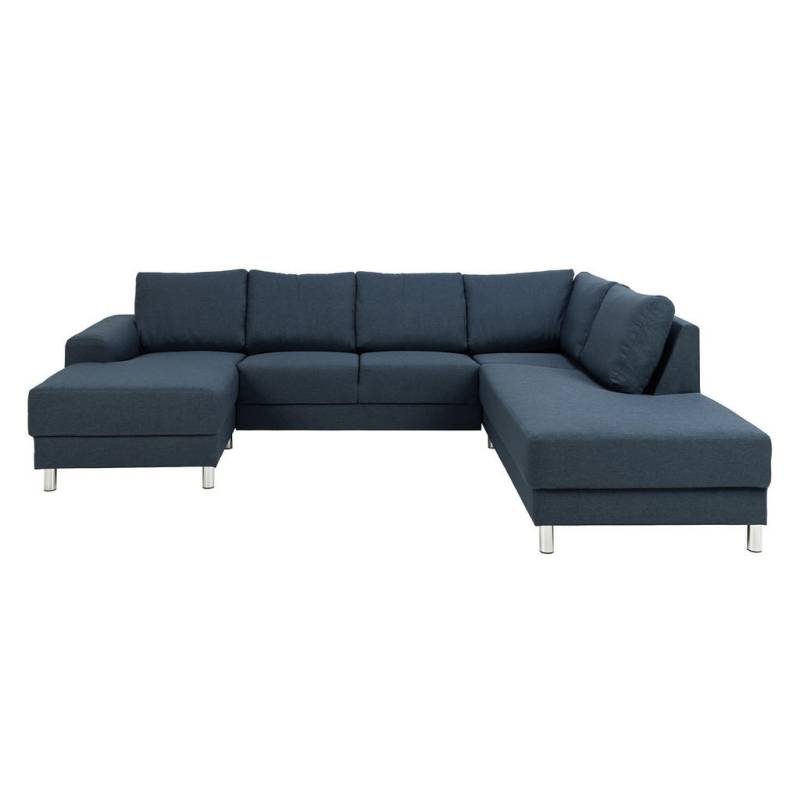 ebuy24 ECKSOFA Dunkelblau