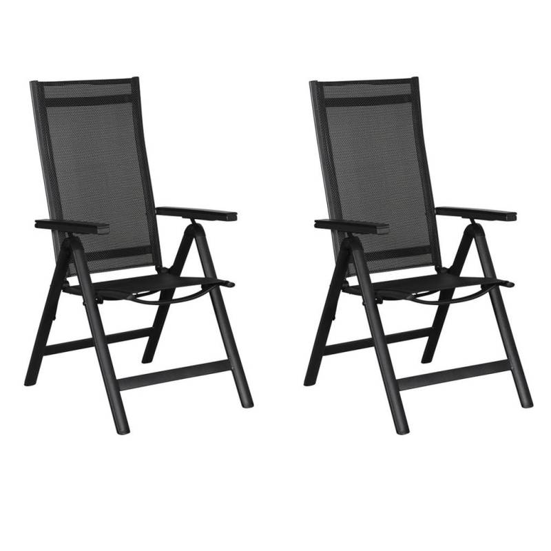 ebuy24 GARTENSTUHL Schwarz