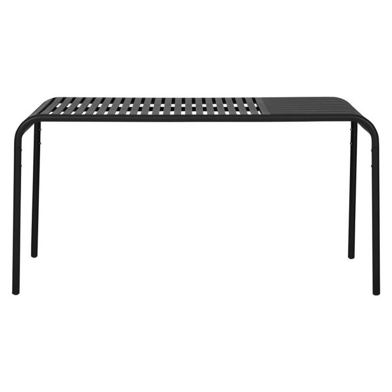 ebuy24 GARTENTISCH Schwarz