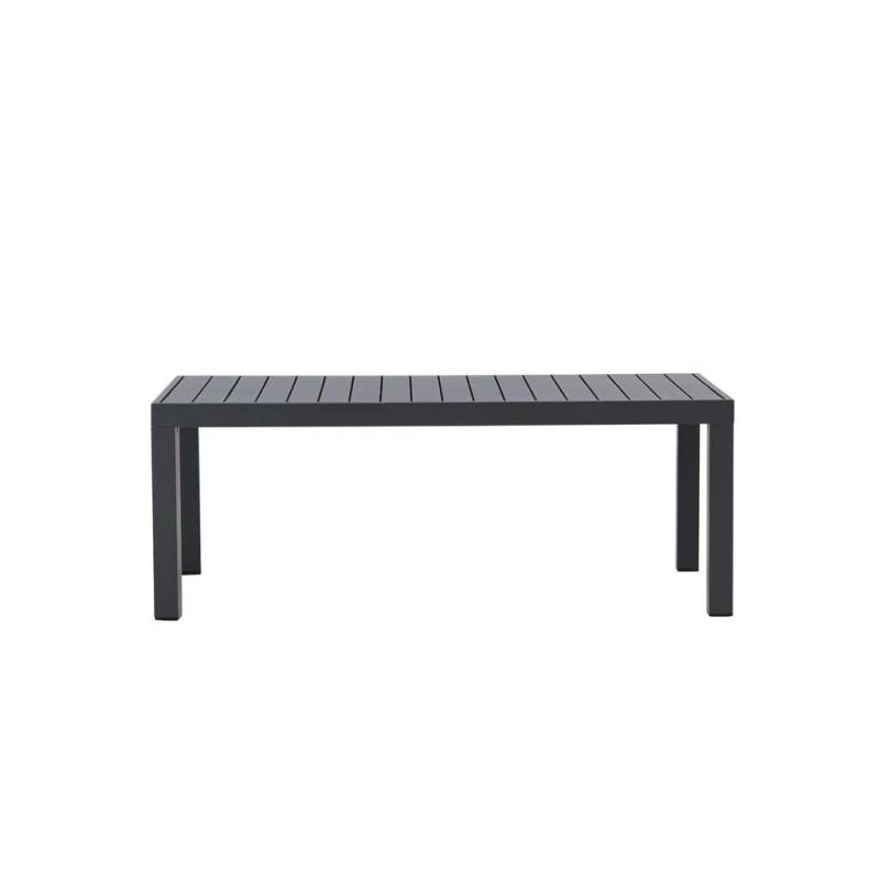 ebuy24 GARTENTISCH Schwarz