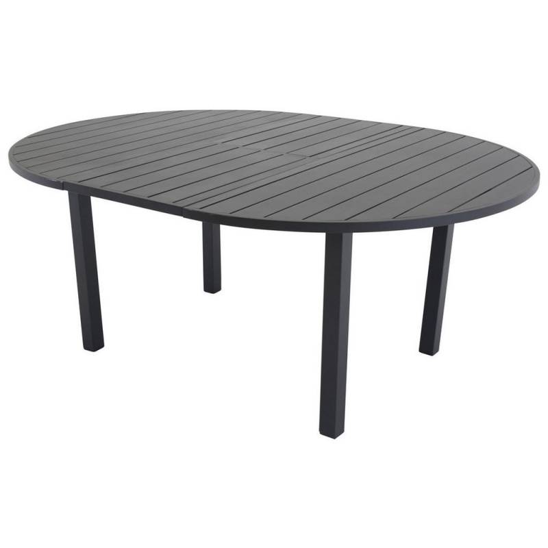ebuy24 GARTENTISCH Schwarz
