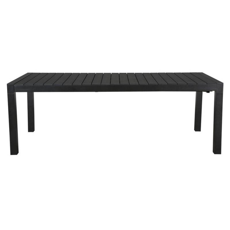 ebuy24 GARTENTISCH Schwarz