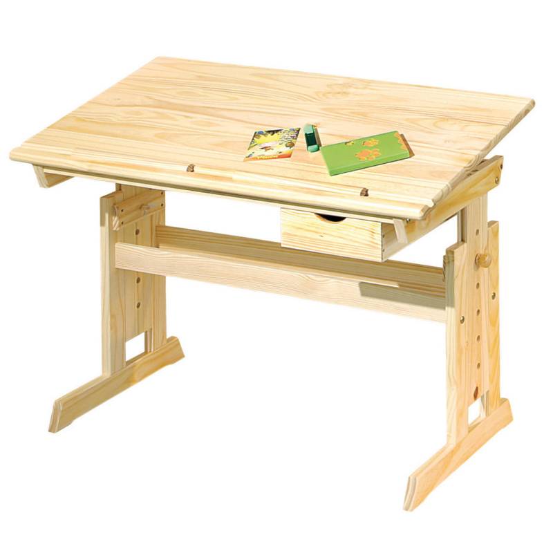ebuy24 SCHREIBTISCH Braun