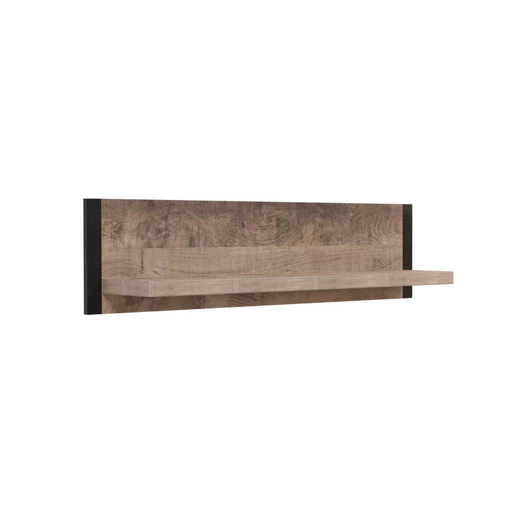 ebuy24 Wandregal, Eiche, Holzwerkstoff, 110x28x23 cm, Wohnzimmer, Regale, Wandregale von ebuy24
