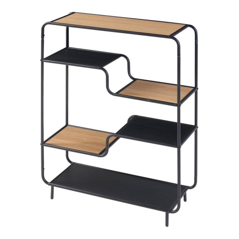 [en.casa] BÜCHERREGAL Schwarz