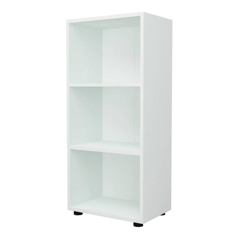 [en.casa] BÜCHERREGAL Weiß