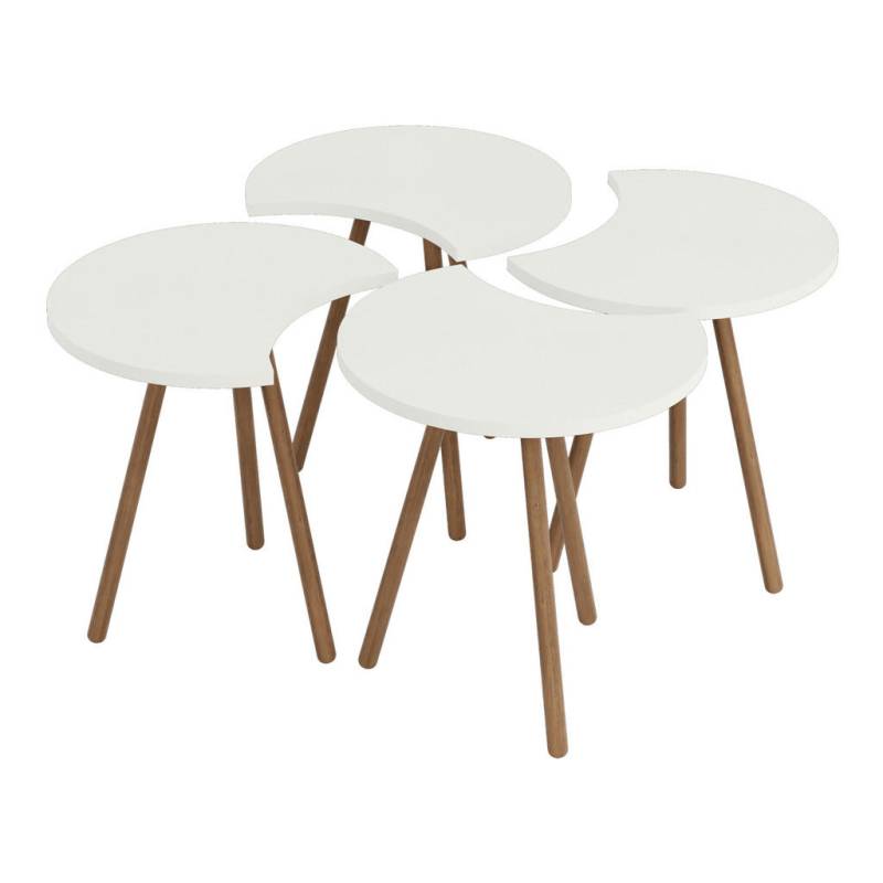 [en.casa] COUCHTISCH Weiß