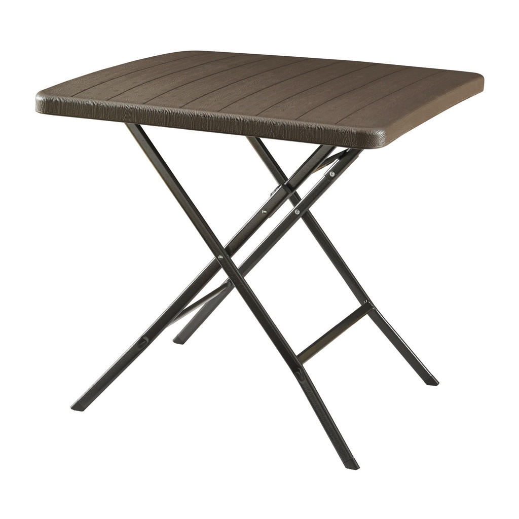 [en.casa] KLAPPTISCH Dunkelbraun