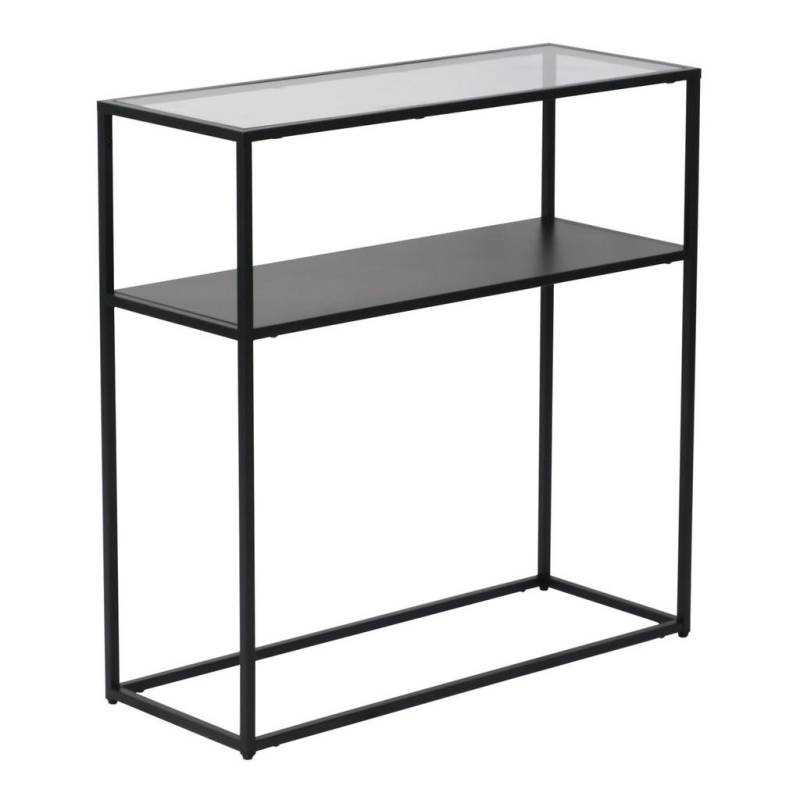 [en.casa] KONSOLENTISCH Schwarz, Transparent
