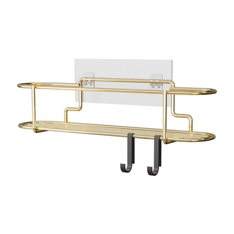 [en.casa] KÜCHENREGAL Gold