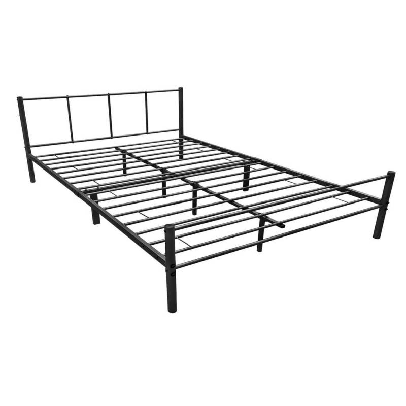 [en.casa] METALLBETT Schwarz