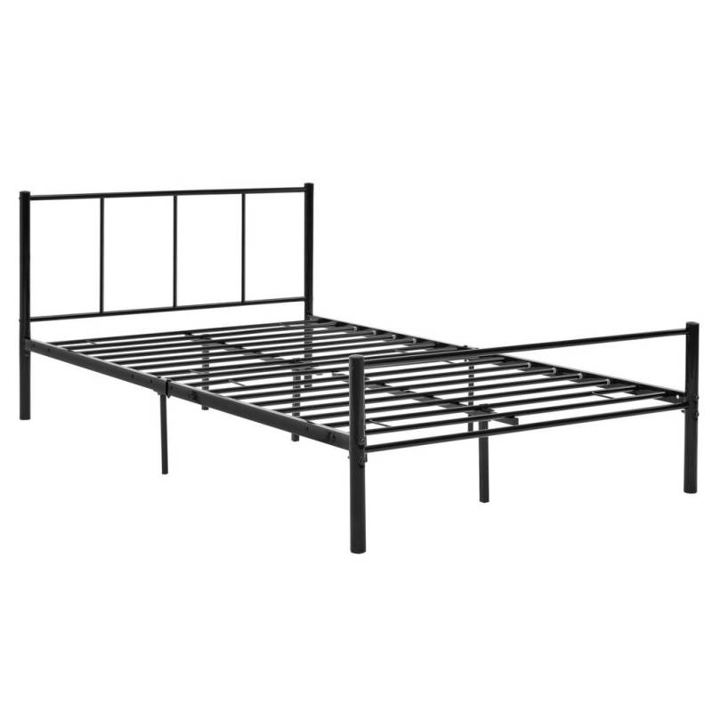 [en.casa] METALLBETT Schwarz