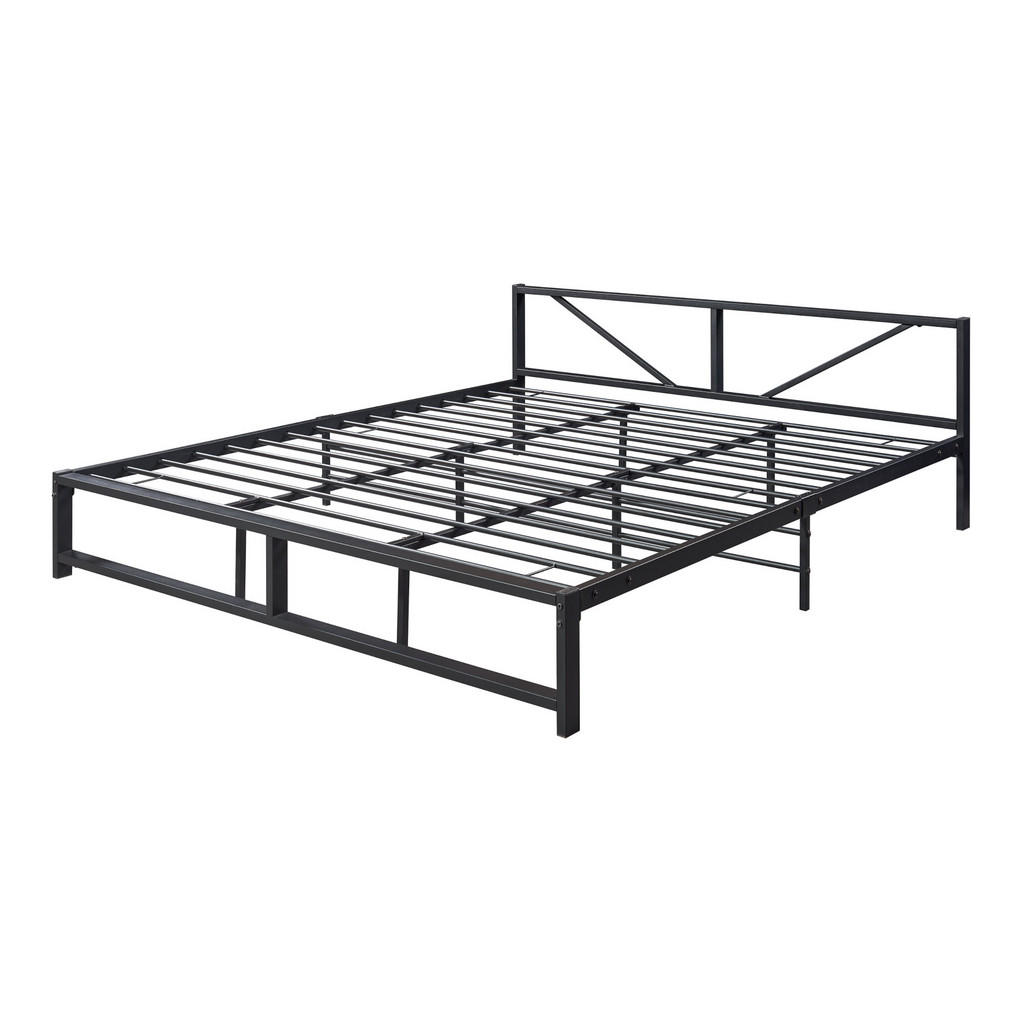 [en.casa] METALLBETT Schwarz