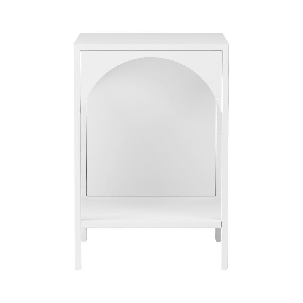 [en.casa] Standregal, Weiß, Metall, 35x52x35 cm, Wohnzimmer, Regale, Bücherregale von [en.casa]