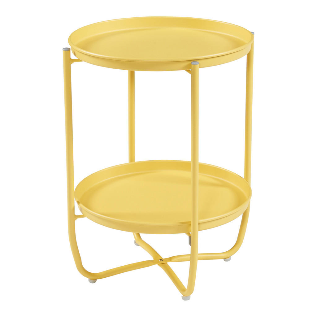 [en.casa] TABLETTTISCH Gelb