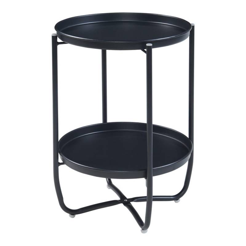 [en.casa] TABLETTTISCH Schwarz