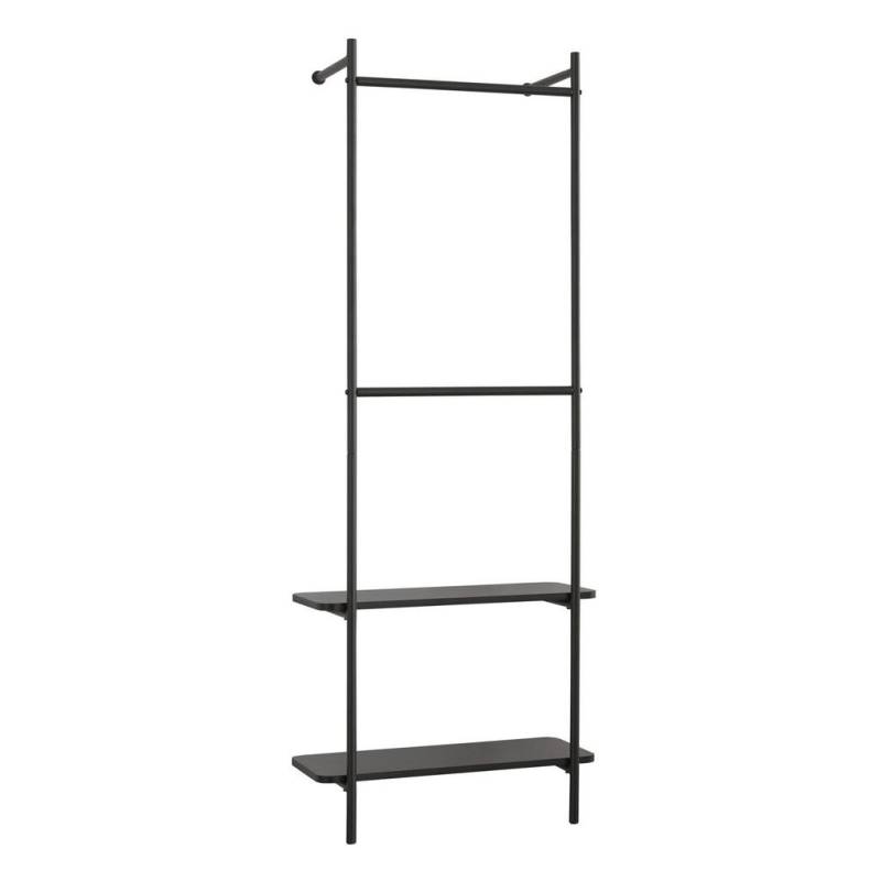[en.casa] WANDGARDEROBE Schwarz