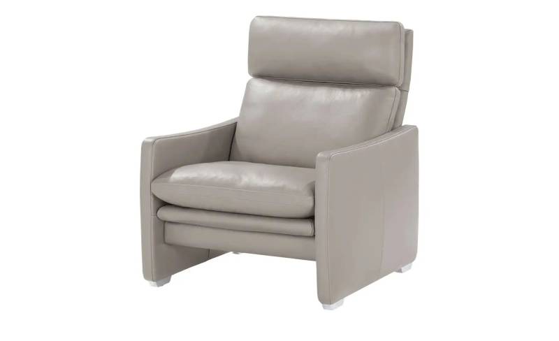 erpo just relax Ledersessel  JR 290 Trento ¦ grau ¦ Maße (cm): B: 79 H: 93 T: 86.0 Polstermöbel > Sessel > Fernsehsessel - Möbel Kraft
