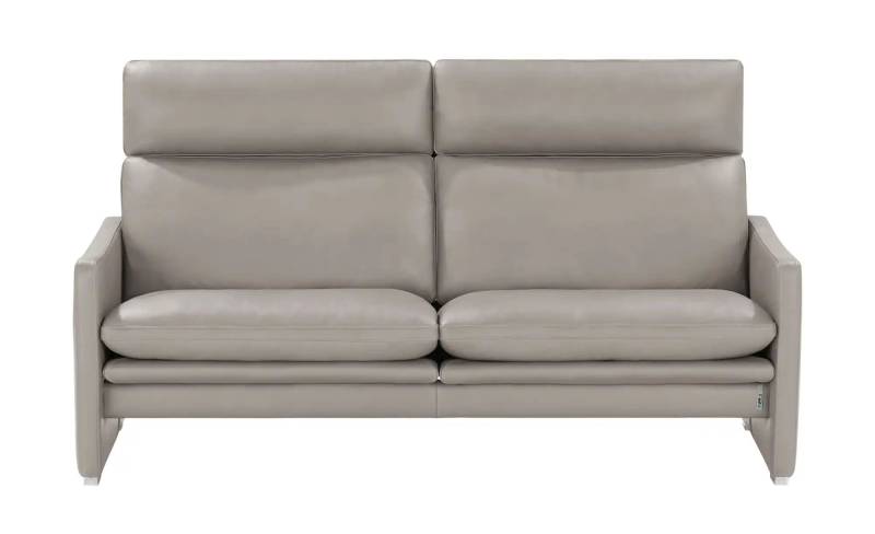 erpo just relax Ledersofa  JR 290 Trento ¦ grau ¦ Maße (cm): B: 174 H: 93 T: 86.0 Polstermöbel > Sofas > 2-Sitzer - Möbel Kraft