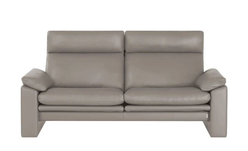 erpo just relax Ledersofa mit Relaxfunktion JR960 Bari ¦ grau ¦ Maße (cm): B: 190 H: 93 T: 84.0 Polstermöbel > Sofas > 2-Sitzer - Höffner