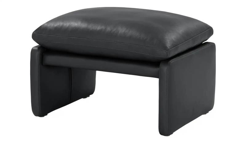 erpo just relax Polsterhocker Leder  JR 290 Trento ¦ schwarz ¦ Maße (cm): B: 64 H: 43 T: 50.0 Polstermöbel > Hocker - Möbel Kraft