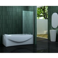 Fixe Duschtrennwand ESTA(Badewanne) - Klarglas von IMPEX-BAD