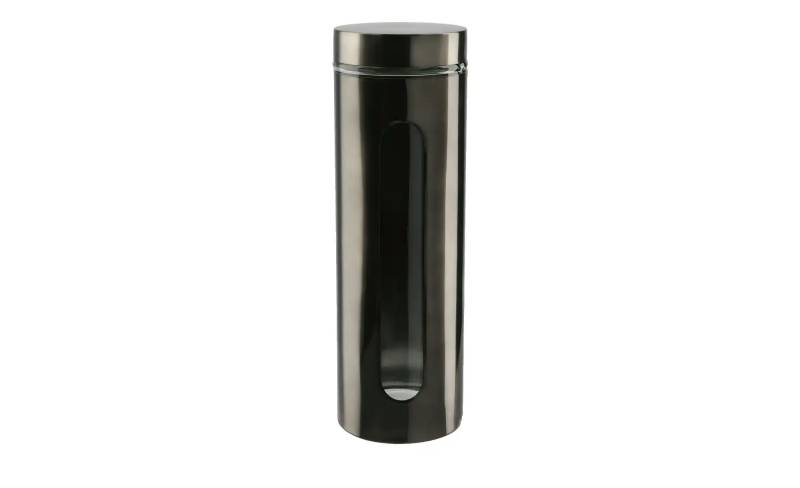 for friends Aufbewahrungsdose   ¦ grau ¦ Glas,Edelstahl ¦ Maße (cm): H: 31  Ø: 10.0 Küchenzubehör & Helfer > Küchenhelfer - Möbel Kraft
