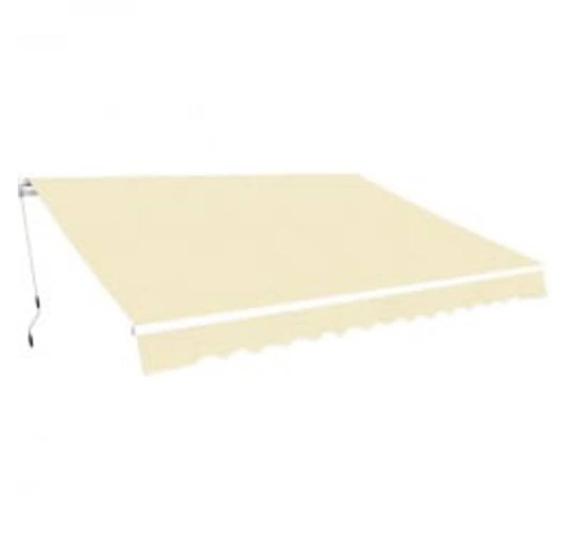 furnicato Markise Gelenkarmmarkise 600 cm Cremeweiß (1-St) von furnicato