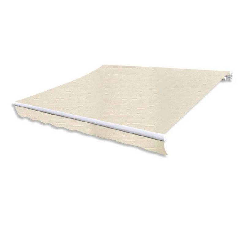 furnicato Markise Gelenkarmmarkise Motorisiert 400 cm Cremeweiß (1-St) von furnicato