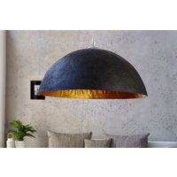 große Hängeleuchte rund Ø70cm Modern Design schwarz von Invicta Interior