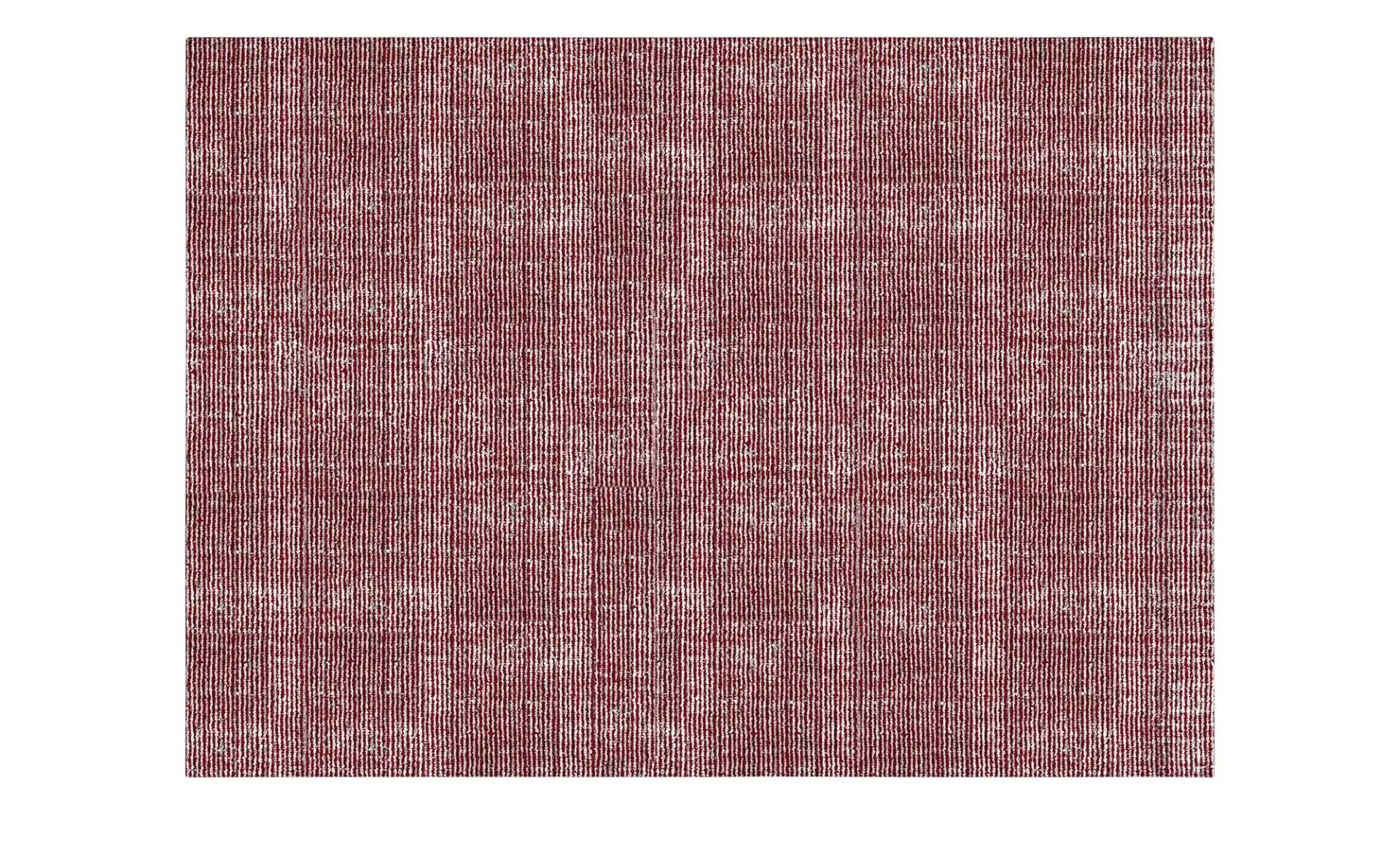 handgewebter Teppich  Mysen ¦ rot ¦ Viskose,Wolle ¦ Maße (cm): B: 200 H: 1,1 Teppiche > Wohnteppiche - Höffner