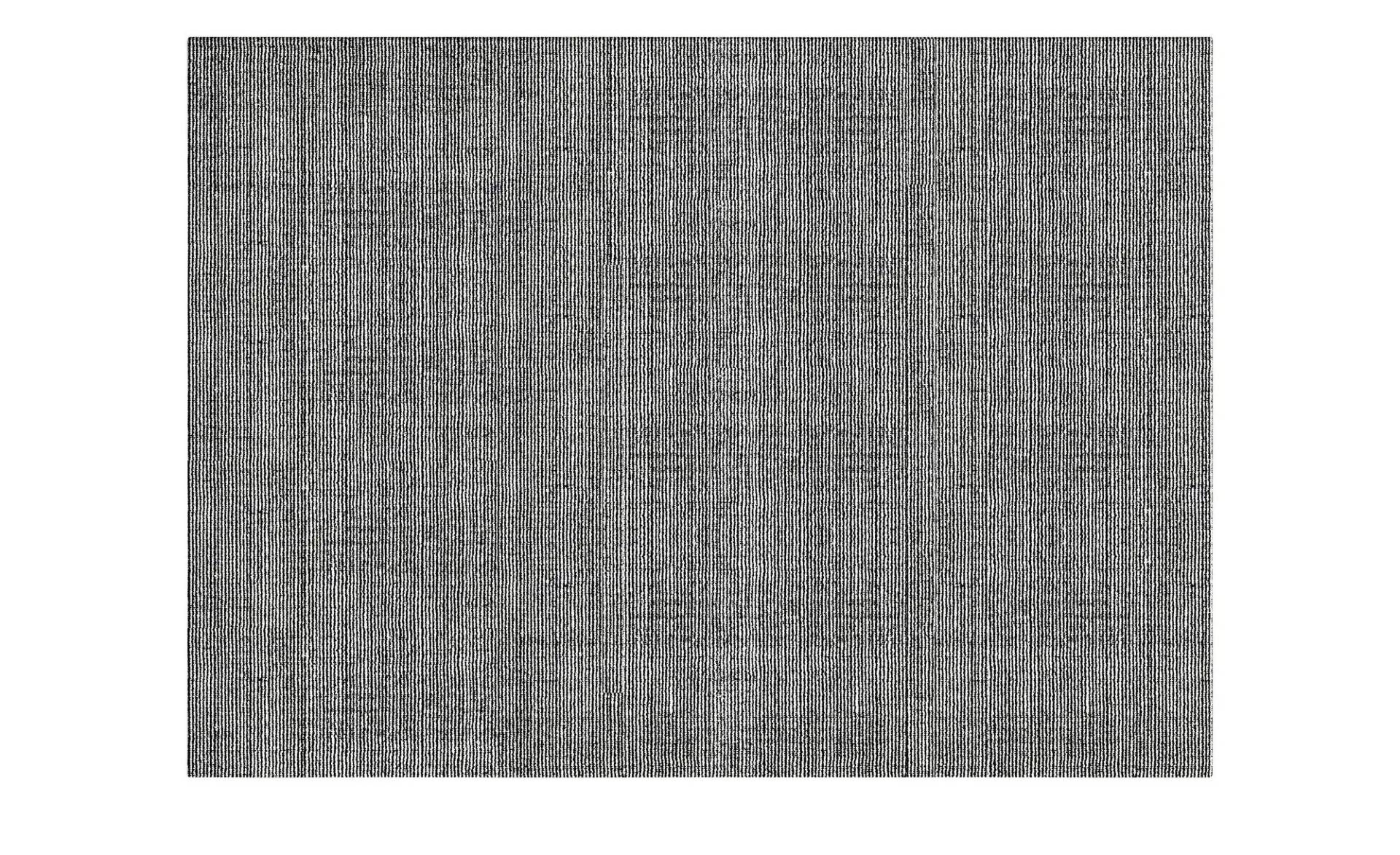 handgewebter Teppich  Mysen ¦ schwarz ¦ Viskose,Wolle ¦ Maße (cm): B: 90 H: 1,1 Teppiche > Wohnteppiche - Höffner