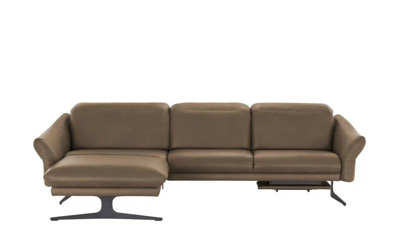 himolla Ecksofa Leder aus Echtleder 1059 ¦ braun ¦ Maße (cm): B: 284 H: 83 T: 179.0 Polstermöbel > Sofas > Ecksofas - Möbel Kraft