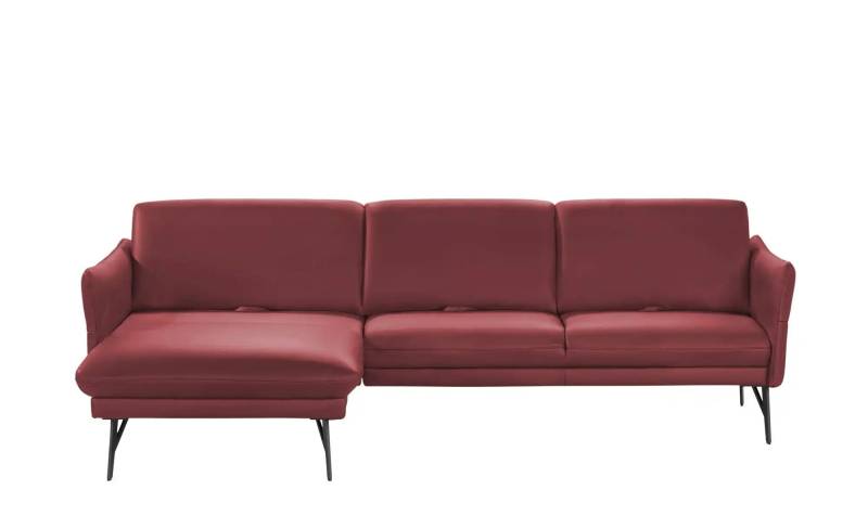 himolla Ecksofa Leder  1928 ¦ rot ¦ Maße (cm): B: 280 H: 83 T: 175.0 Polstermöbel > Sofas > Ecksofas - Höffner
