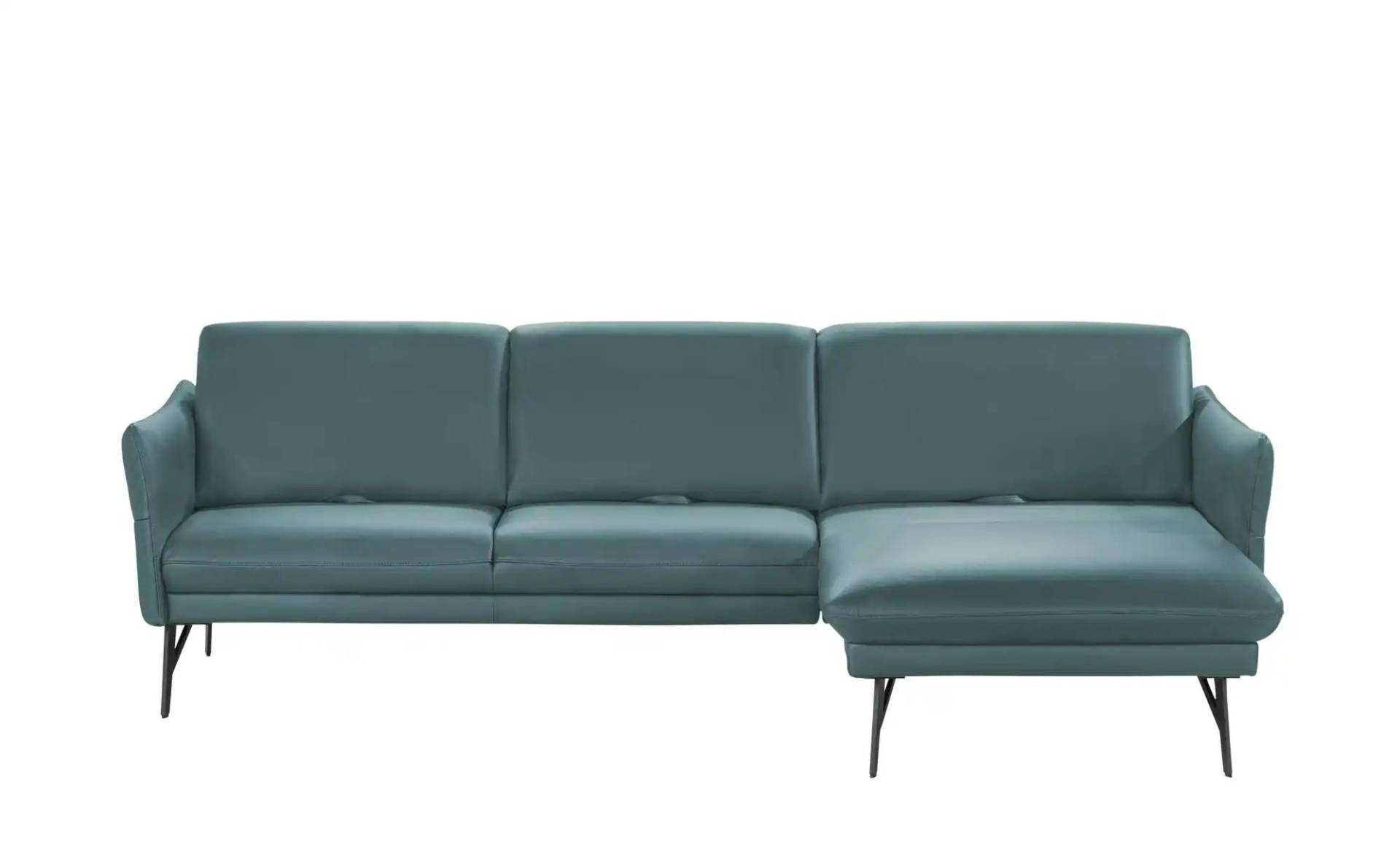 himolla Ecksofa Leder  1928 ¦ türkis/petrol ¦ Maße (cm): B: 280 H: 83 T: 175 Polstermöbel > Sofas > Ecksofas - Höffner