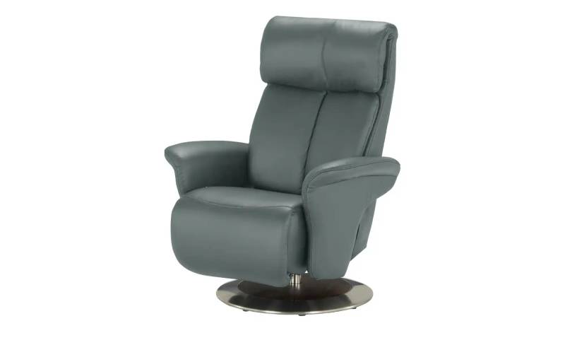 himolla Ledersessel  7227 ¦ blau ¦ Maße (cm): B: 82 H: 109 T: 90.0 Polstermöbel > Sessel > Drehsessel - Möbel Kraft