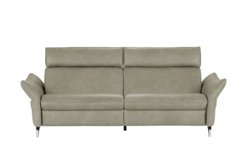 himolla Einzelsofa aus Echtleder 1926 ¦ grau ¦ Maße (cm): B: 224 H: 94 T: 95.0 Polstermöbel > Sofas > 3-Sitzer - Höffner