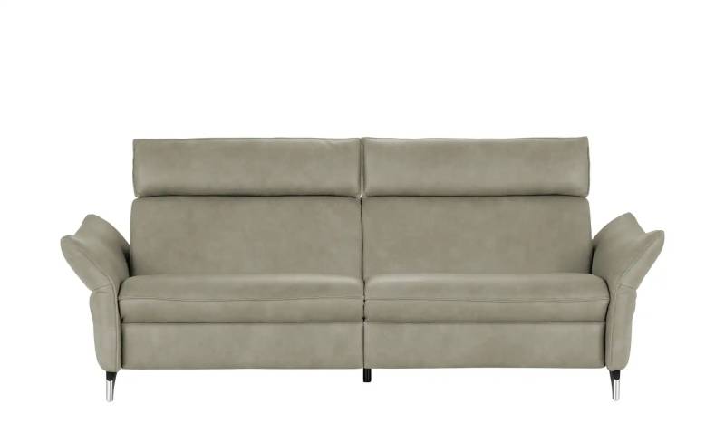 himolla Ledersofa  1926 ¦ grau ¦ Maße (cm): B: 224 H: 94 T: 95 Polstermöbel > Sofas > 3-Sitzer - Höffner