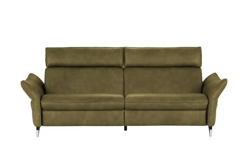 himolla Einzelsofa aus Echtleder 1926 ¦ grün ¦ Maße (cm): B: 224 H: 94 T: 95.0 Polstermöbel > Sofas > 3-Sitzer - Möbel Kraft